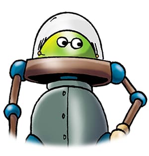 Grandpa Bot is the inventor